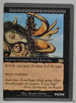 MTG Magic the Gathering B.F.M. Big Furry Monster (29/94) Unglued - Image 1