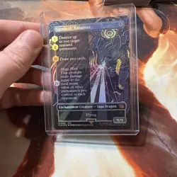 MTG Summon: Bahamut Final Fantasy Foil Borderless Mythic  - Image 4