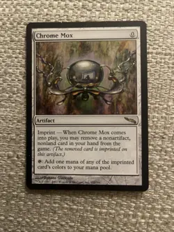 Magic the Gathering Chrome Mox Mirrodin Card Lightly played - Image 1