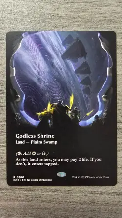 Godless Shrine (Rare Borderless) #280 Edge of Eternities MTG NM - Image 1