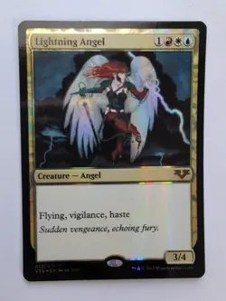 MTG Lightning Angel (V15) From The Vault: Angels Foil Mythic 012/015 - Image 1