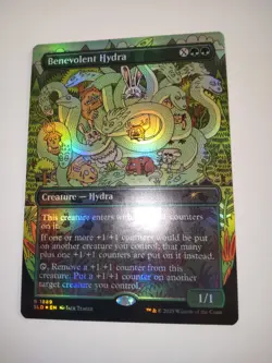 MTG Benevolent Hydra  FOIL Borderless  Secret Lair    - SLD / 1889 - - Image 1