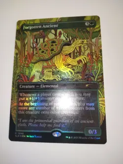 MTG  Forgotten Ancient  FOIL  Borderless  Secret Lair   - SLD / 1890 - - Image 1
