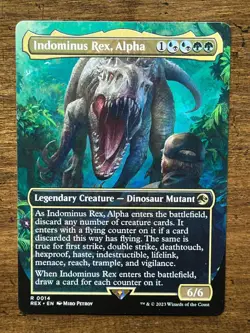 Indominus Rex, Alpha (Borderless) - Near Mint MTG - Image 1