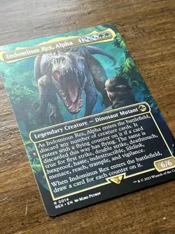 Indominus Rex, Alpha (Borderless) - Near Mint MTG - Image 2