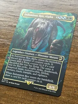 Indominus Rex, Alpha (Borderless) - Near Mint MTG - Image 3