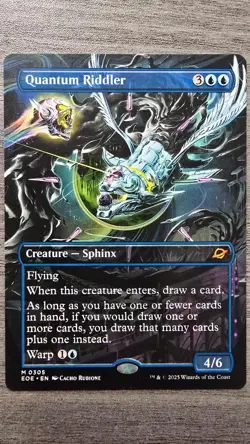 Quantum Riddler (Mythic Borderless) #305 Edge of Eternities MTG NM - Image 1