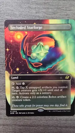 Secluded Starforge (Rare Borderless) #316 Edge of Eternities MTG NM - Image 1