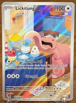 Lickitung 180/162 SV05: Temporal Forces PokÃ©mon Card - Image 1