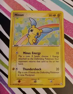 PokÃ©mon TCG Minun EX Hidden Legends 67/101 Regular Common Card (2004) - Image 1