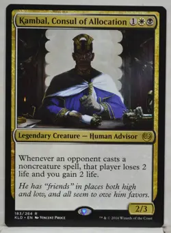 Kambal, Consul of Allocation - Kaladesh (KLD) MTG NM - Image 1