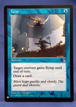 Leap - MTG - The List Reprints - Excellent NM - Stronghold STR - Image 1
