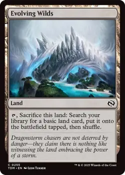 Evolving Wilds x4 Land NM Tarkir: Dragonstorm TDM MTG Common #25 Regular Mint x4 - Image 1