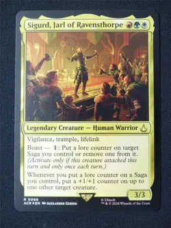 Sigurd Jarl of Ravensthorpe Foil - ACR - Mtg Card #31R - Image 1