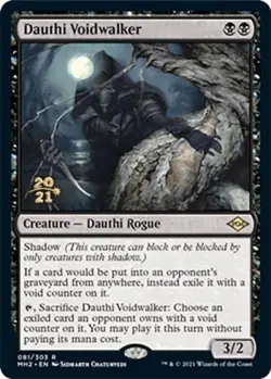 MTG English Dauthi Voidwalker NM Foil Promos: Prerelease Cards - Image 1