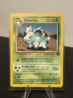 Nidorina 40/64 - Jungle 2 Pokemon Card 1999 - LP - Image 9