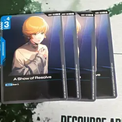 Gundam Card Game - A Show of Resolve - GD01-100 U - 4 card Playset - Image 2