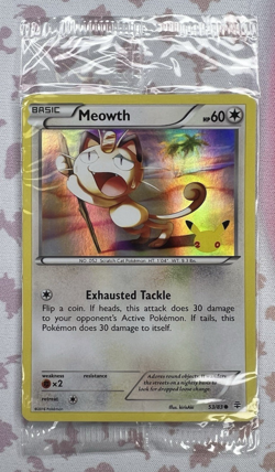 Meowth XY 20th Anniversary 53/83 Sealed Pokemon Trading Card Pack 💝 - Image 3