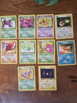 10x Pokemon Base Set rocket Joblot 1st edition grimer Pokemon card Bundle WOTC - Image 10