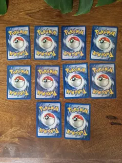 10x Pokemon Base Set rocket Joblot 1st edition grimer Pokemon card Bundle WOTC - Image 2