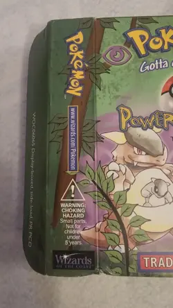 Pokemon Power Reserve Theme Deck Box and Booklet Only-  Jungle 1999 - NO CARDS - Image 4