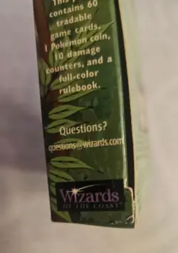 Pokemon Power Reserve Theme Deck Box and Booklet Only-  Jungle 1999 - NO CARDS - Image 9