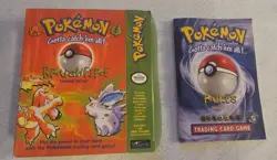 Pokemon Brushfire Theme Deck Box & Booklet Only- No Cards Or Game Pieces - 1999 - Image 1