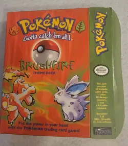 Pokemon Brushfire Theme Deck Box & Booklet Only- No Cards Or Game Pieces - 1999 - Image 3