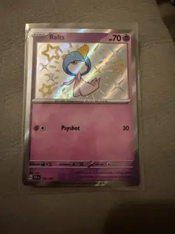 Ralts 153/091 SV Paldean Fates Baby Shiny Pokémon TCG Card - Image 3
