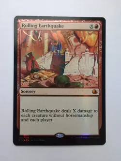 MTG Rolling Earthquake (V14) From the Vault: Annihilation Foil Mythic 010/015 - Image 1