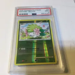 Pokémon Platinum Shaymin Reverse Holo Foil, PSA 9 MT, 38/127 - Image 1