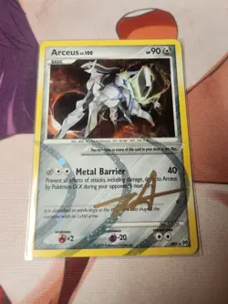 Tokiya Signed Pokémon TCG Arceus Arceus AR9/9 Holo Holo Rare - Image 1