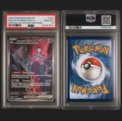 2025 Team Rocket's Mewtwo ex Pokemon Destined Rivals SIR 231/182 PSA 10 GEM MINT - Image 3
