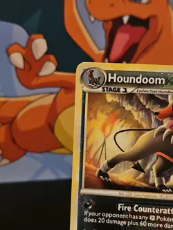 Houndoom - 5/90 - League Promo - Crosshatch Reverse Holo- Pokemon TCG - Image 4