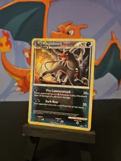 Houndoom - 5/90 - League Promo - Crosshatch Reverse Holo- Pokemon TCG - Image 8