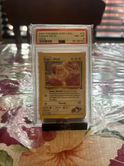 Pokémon TCG Koga's Ditto 10/132 Gym Challenge Holo Rare PSA 10 - Image 1