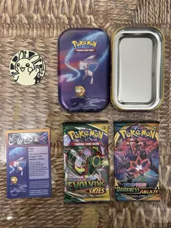 Pokemon Kanto Power Mini Tin Mew New Unsealed Confirmed Evolving Skies ✅ - Image 2