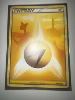 PokÃ©mon TCG Lightning Energy HeartGold SoulSilver 118/123 Regular Common Card - Image 1