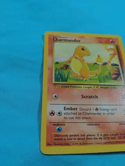Pokemon Cards: Base Set 1st Edition Common: Charmander 46/102  - Image 2