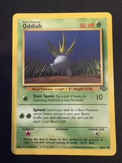ODDISH - 58/64 - Jungle - Pokemon Card - Image 1