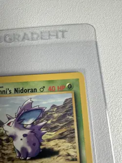 Giovanni’s Nidoran 1st Edition Gym Challenge 76/132 WOTC Vintage Pokemon - Image 16