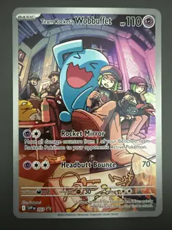 Team Rocket's Wobbuffet 203 Sv: Scarlet & Violet Promo Cards Pokemon TCG - NM - Image 3