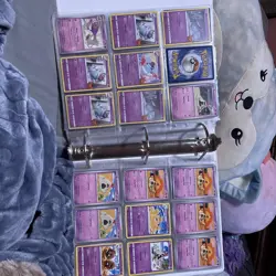 Binder Full Of Poison Type Pokémon Cards - Image 20