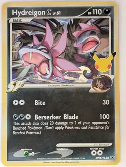 Pokemon Hydreigon C SWSH138 Celebrations 25th Anniversary Holo Card TCG - Image 1