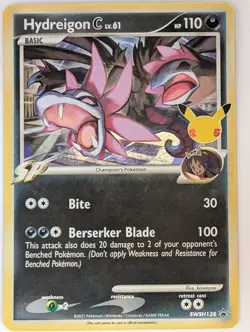 Pokemon Hydreigon C SWSH138 Celebrations 25th Anniversary Holo Card TCG - Image 3