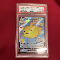 Graded PSA 10 2021 Pokemon Celebrations Flying Pikachu Vmax Full Art #007 GEM MT - Image 3