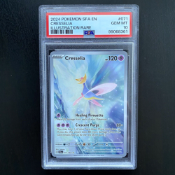 CRESSELIA 071/064 | PSA 10 | Shrouded Fable IR Full Art Graded Pokémon Card - Image 4
