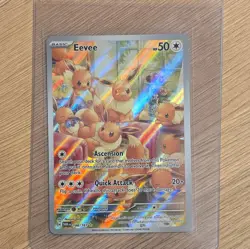Pokémon Eevee TCG Scarlet & Violet Twilight Masquerade Illustration Rare 188/167 - Image 3