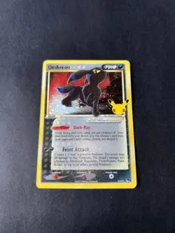 Pokemon Umbreon Gold Star Celebrations 25th Anniversary Card - PACK FRESH! - Image 3