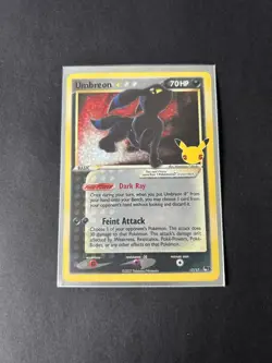 Pokemon Umbreon Gold Star Celebrations 25th Anniversary Card - PACK FRESH! - Image 6
